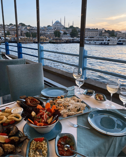 Galata Köprüsü restoranları