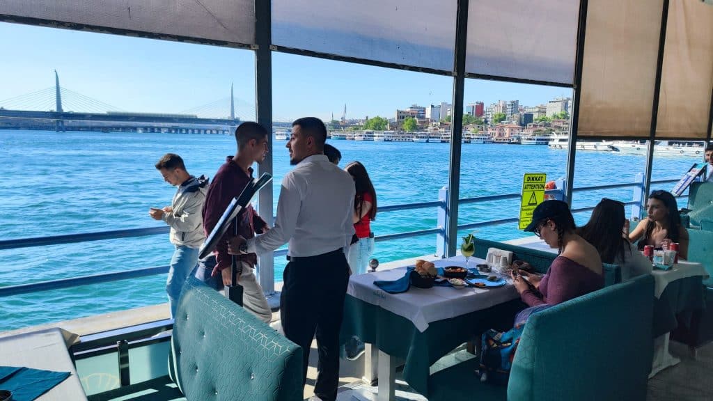 The Restaurant You Must Experience on Galata Bridge